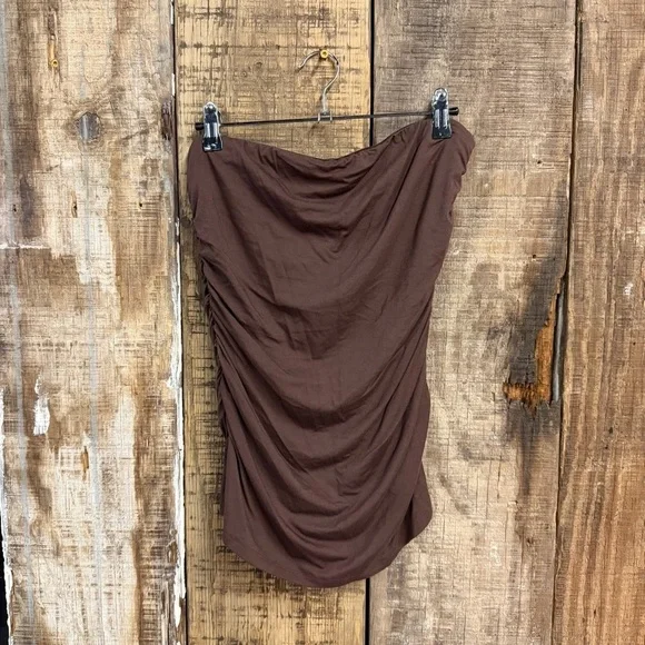 Superdown annalise pants set Chocolate Brown top outfit Revolve New M - Picture 8 of 8